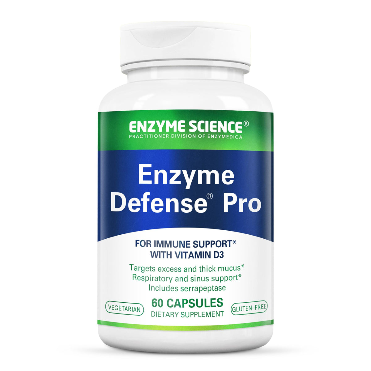 Enzyme Science Enzyme Defense Pro multi-enzyme supplement front view