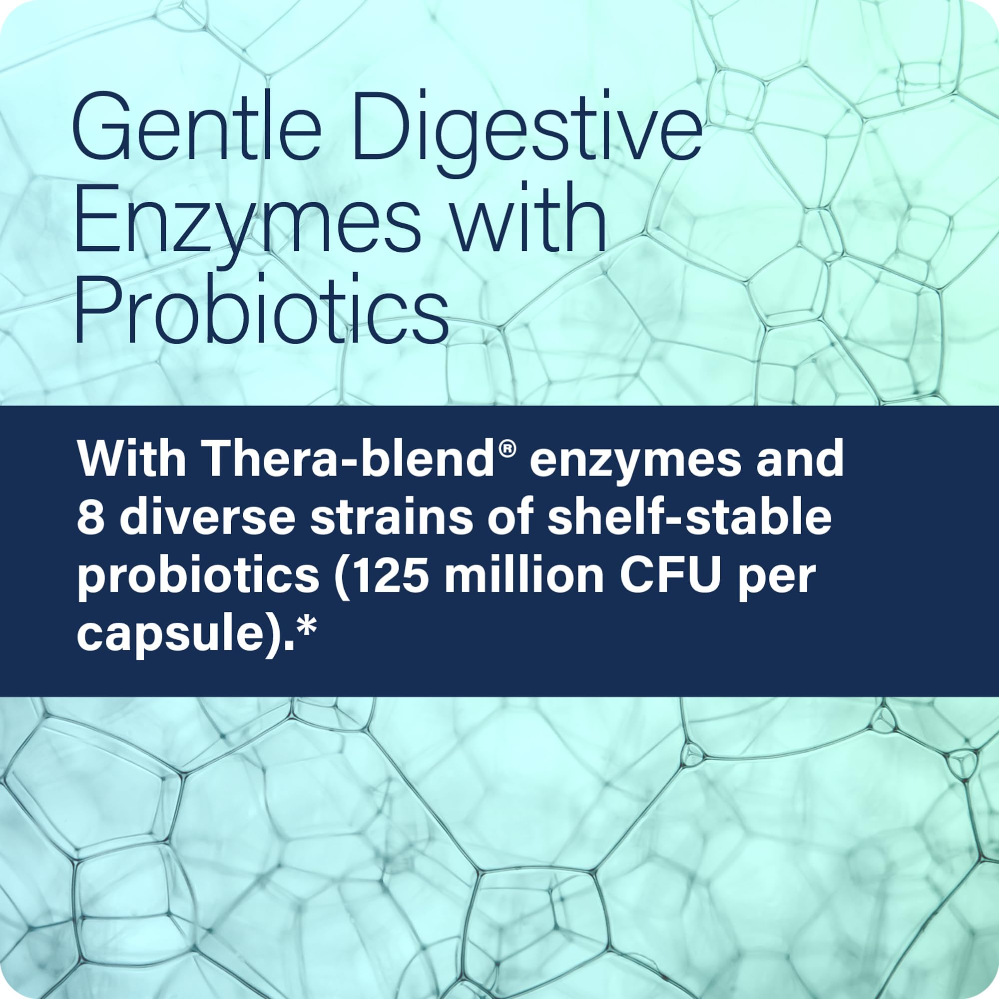 Enzyme Science Multi-Enzyme Supplement capsules on a wooden surface