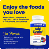 Enzymedica Acid Soothe ingredients list on packaging