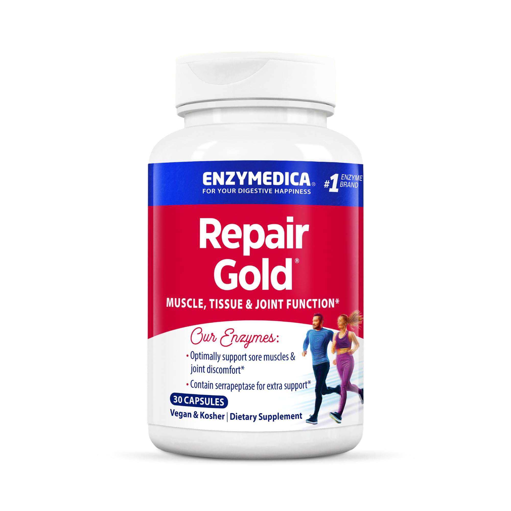 Enzymedica Acid Soothe multi-enzyme supplement front view