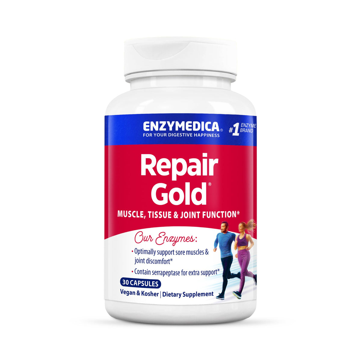 Enzymedica Acid Soothe multi-enzyme supplement front view