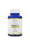 Enzymedica Aqua-Biome Fish Oil Maximum Strength softgel capsules in a clear bottle