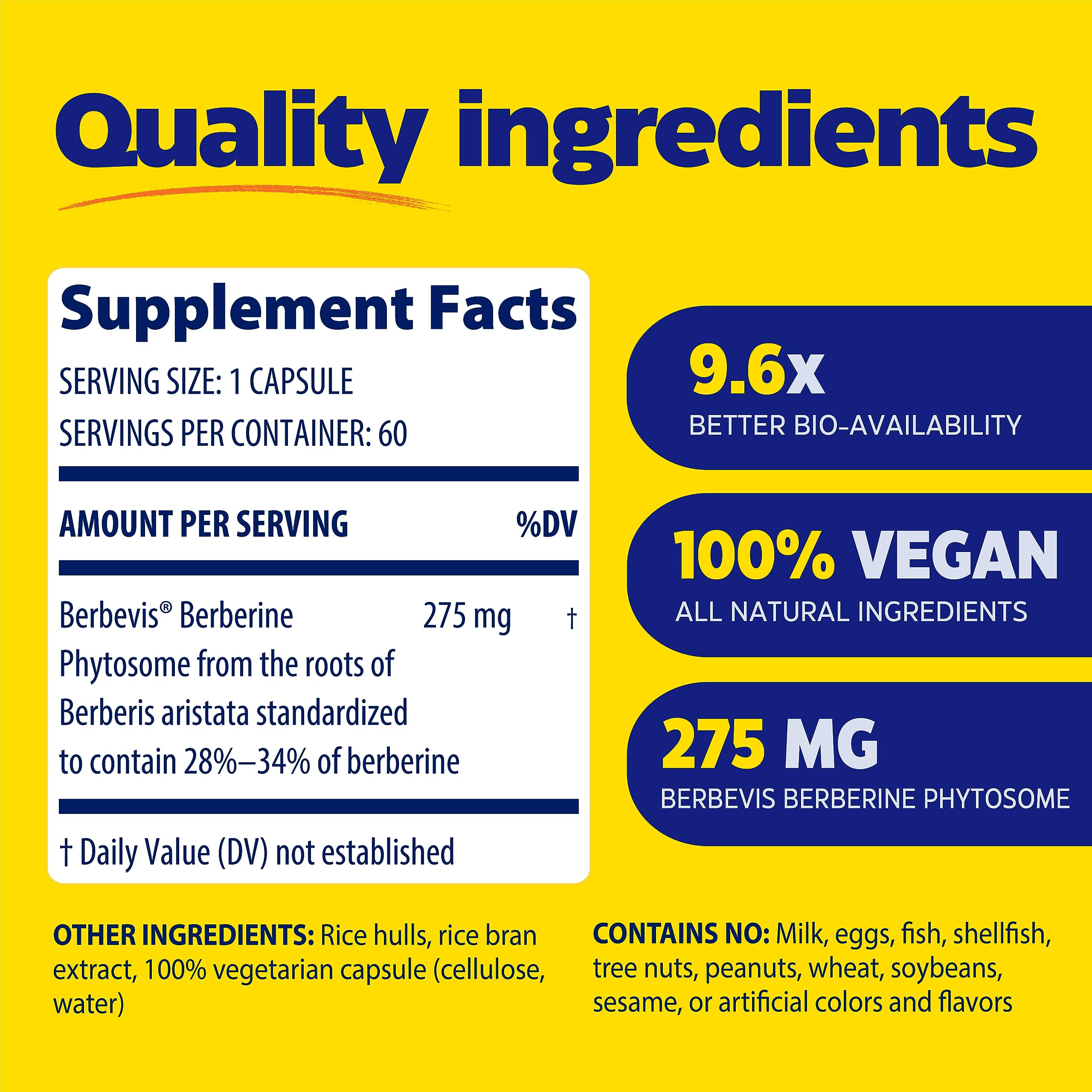 Enzymedica Berberine Phytosome Supplement 50g side view