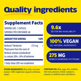 Enzymedica Berberine Phytosome Supplement 50g side view