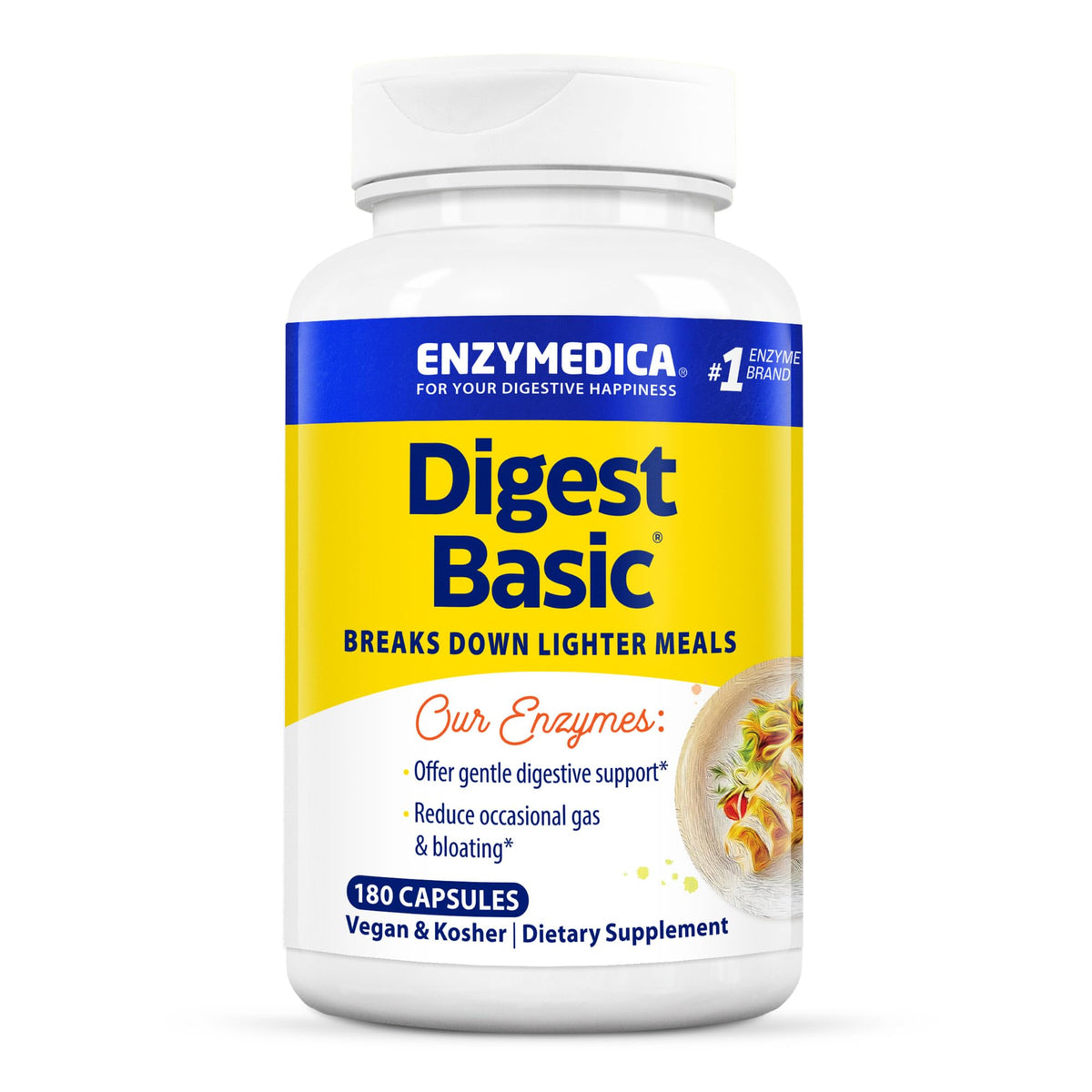 Enzymedica daily Basic Multi-Enzyme Formula front view