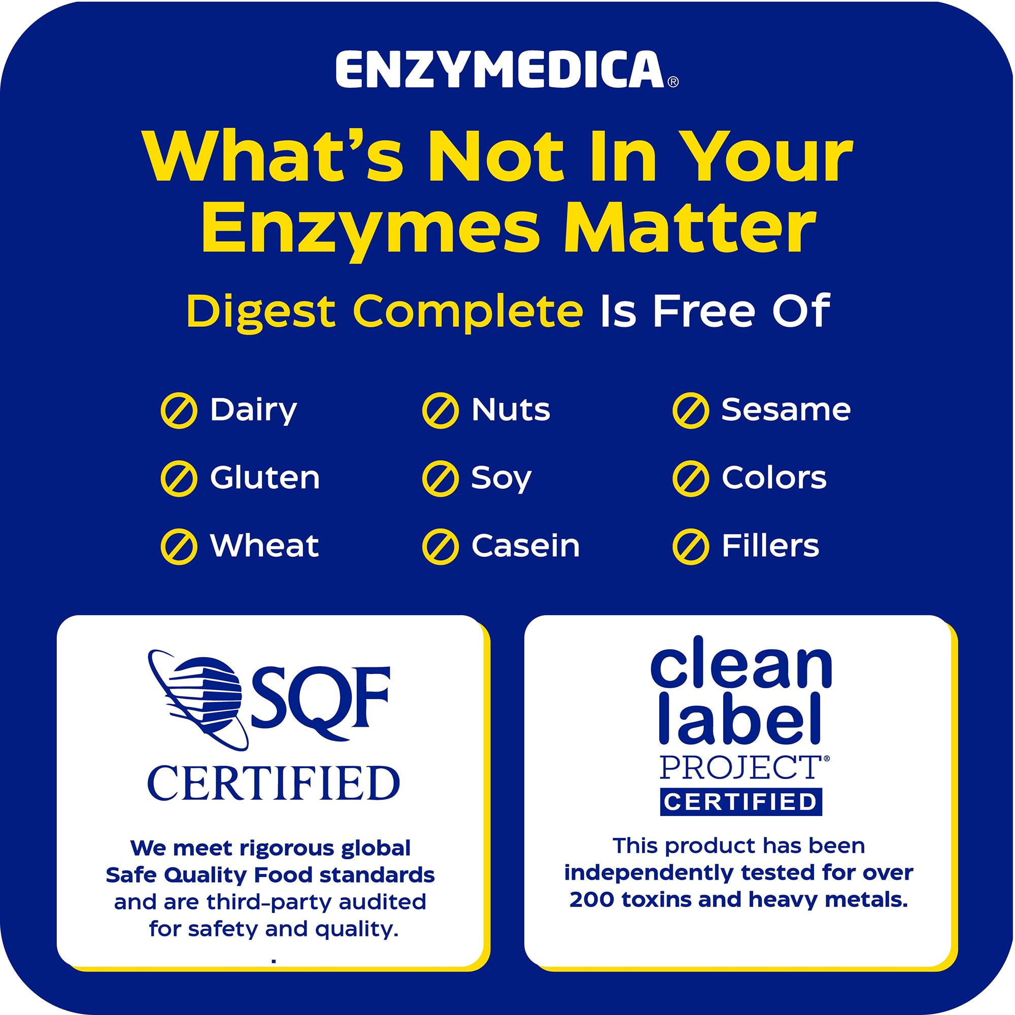 Enzymedica daily Complete Multi-Enzyme Capsules with measuring spoon