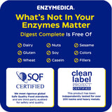 Enzymedica daily Complete Multi-Enzyme Capsules with measuring spoon