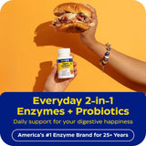 Enzymedica daily Complete + Probiotics supplement side view