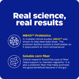 Enzymedica Daily Fiber Gummies packaging on a wooden table