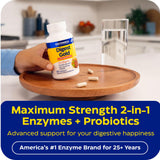Enzymedica daily Gold + Probiotics capsule close-up showing details