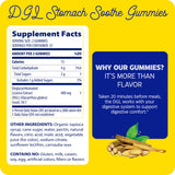 Enzymedica DGL Stomach Soothe Gummies chocolate flavour close-up