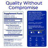 Enzymedica GlutenEase Extra Strength supplement capsules in hand