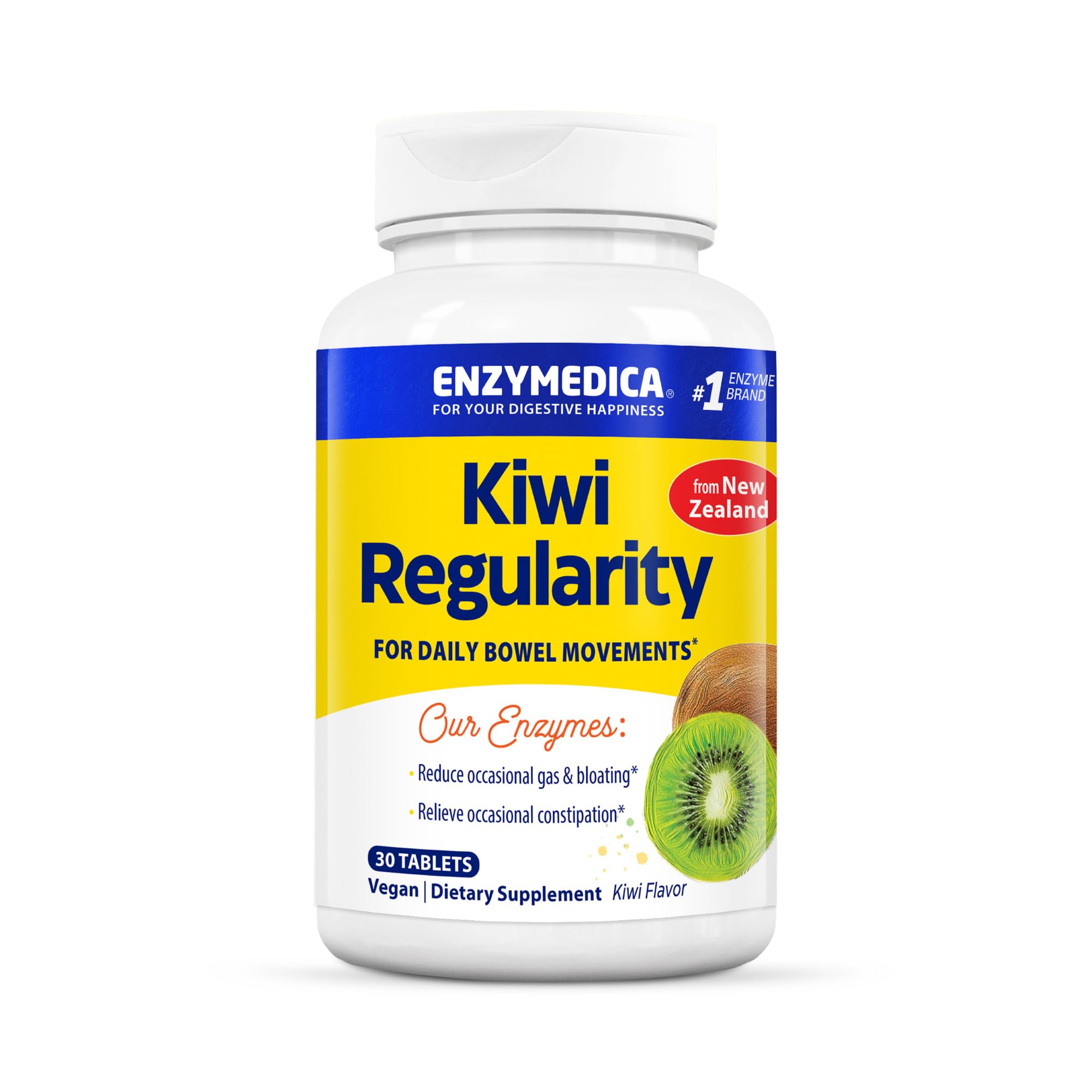 Enzymedica Kiwi Regularity Multi-Enzymes 45g front view