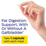 Enzymedica Lypo Gold capsules with fresh vegetables