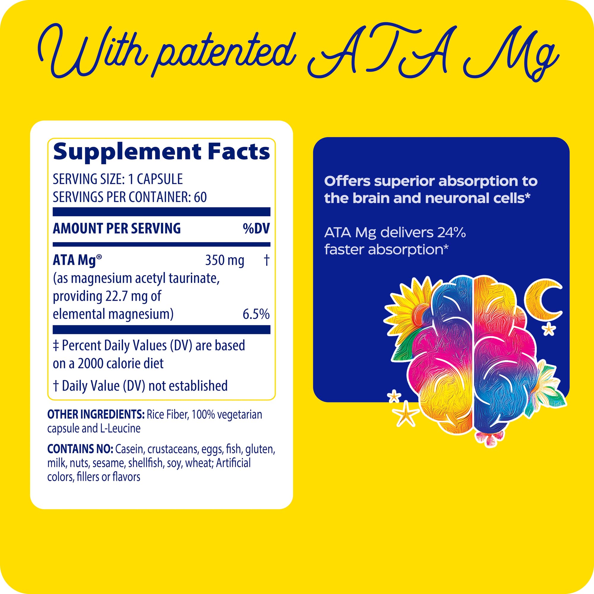 Enzymedica Magnesium Mind supplement capsules in hand