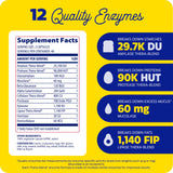 Enzymedica MucoStop Multi-Enzyme Supplement 45g back view