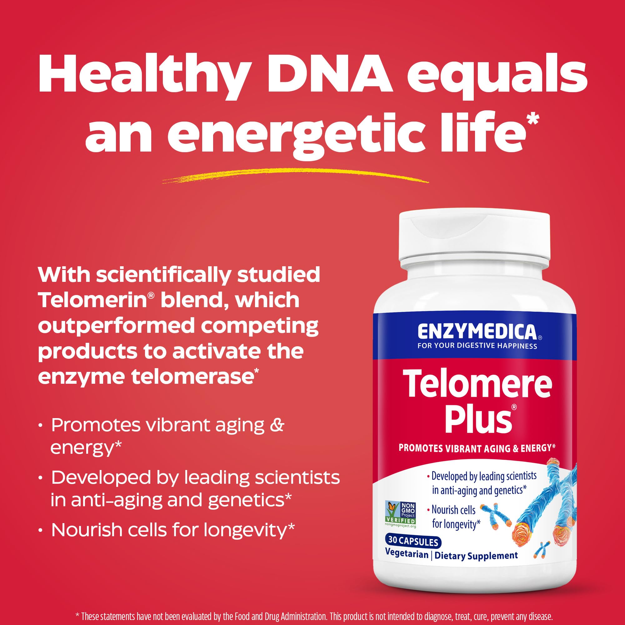 Enzymedica Multi-Enzymes 14g capsules on a white background