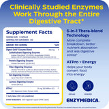 Enzymedica Multi-Enzymes 91g back view with ingredients