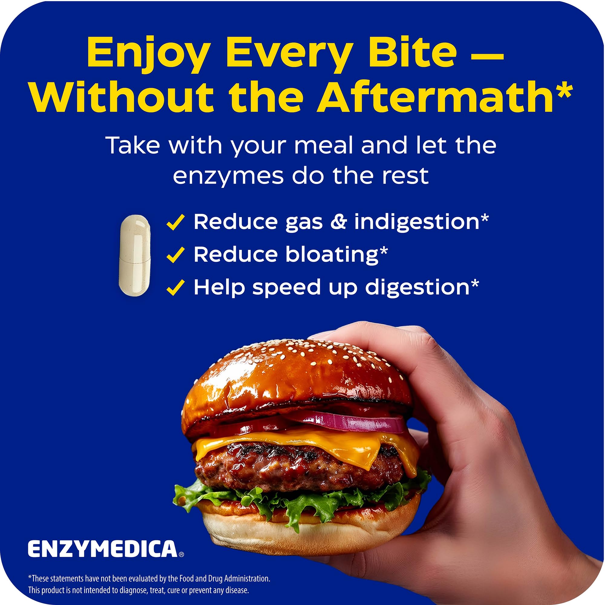 Enzymedica Multi-Enzymes 91g capsule close-up