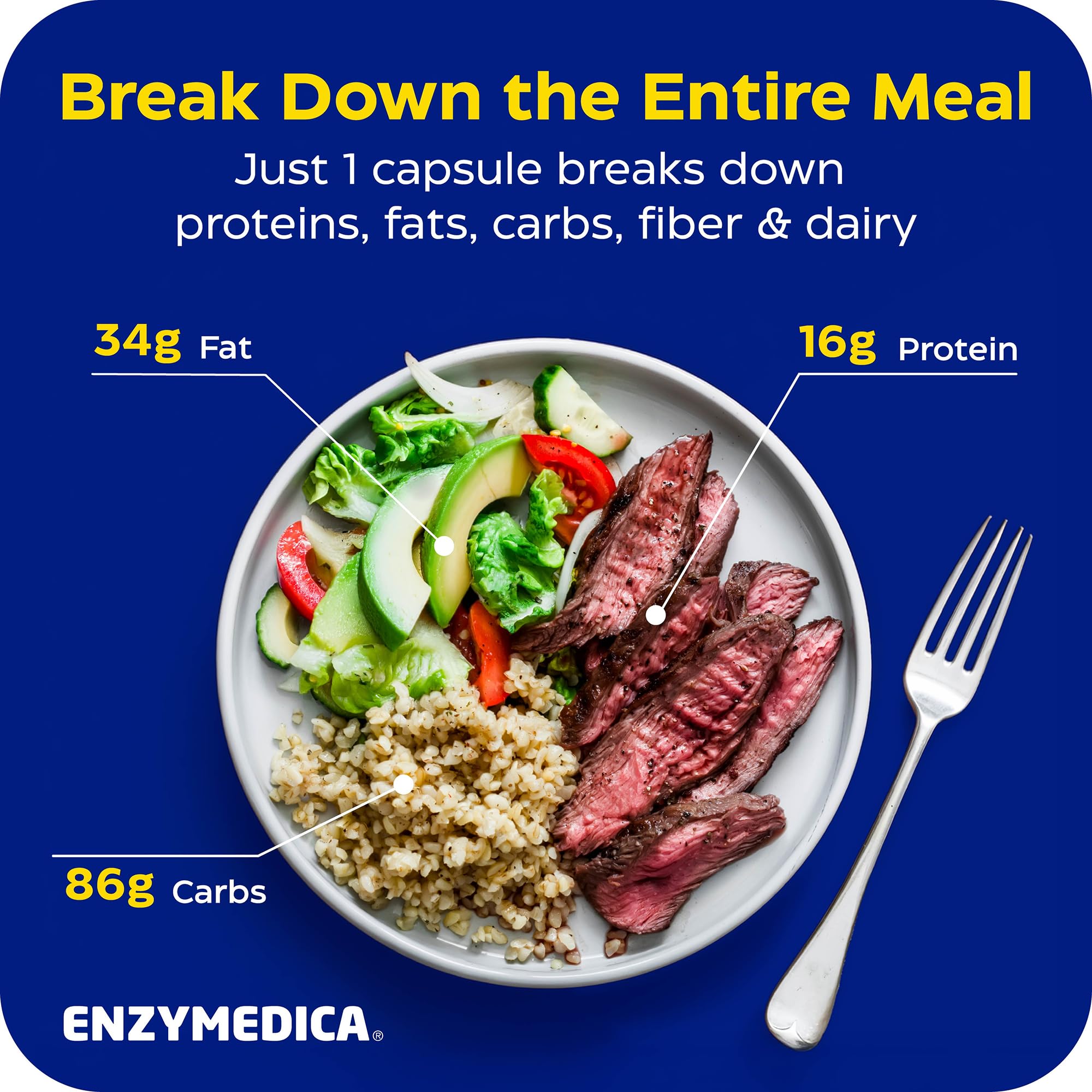 Enzymedica Multi-Enzymes ingredients list
