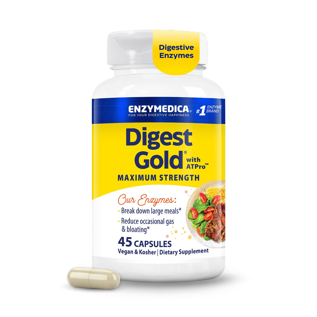 Enzymedica Multi-Enzymes Supplement 14g front view