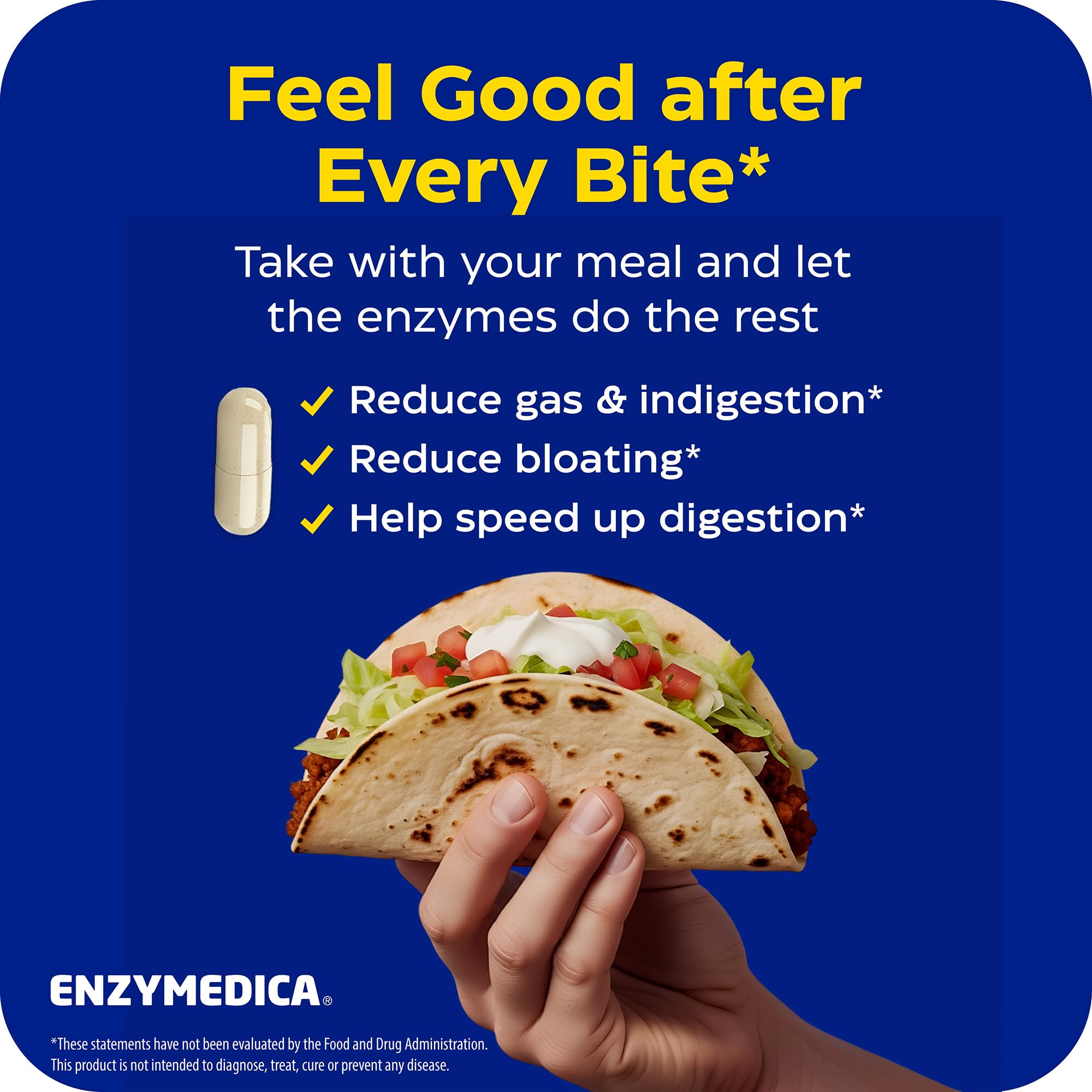 Enzymedica Multi-Enzymes Supplement 45g ingredients list