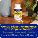 Enzymedica Papaya Complete Multi-Enzyme Supplement 181g back label