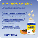 Enzymedica Papaya Complete Multi-Enzyme Supplement 181g packaging