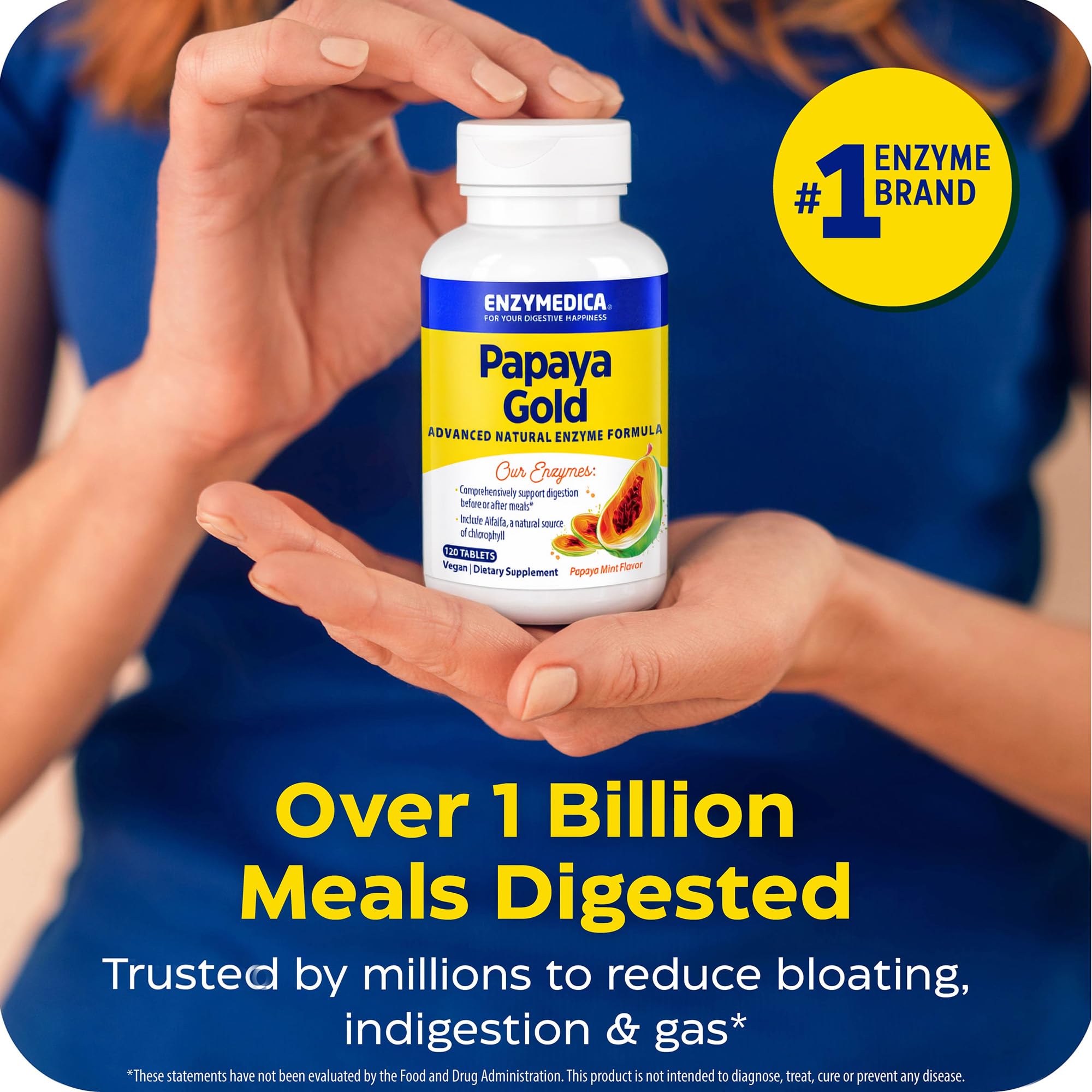 Enzymedica Papaya Gold mint-flavoured tablet