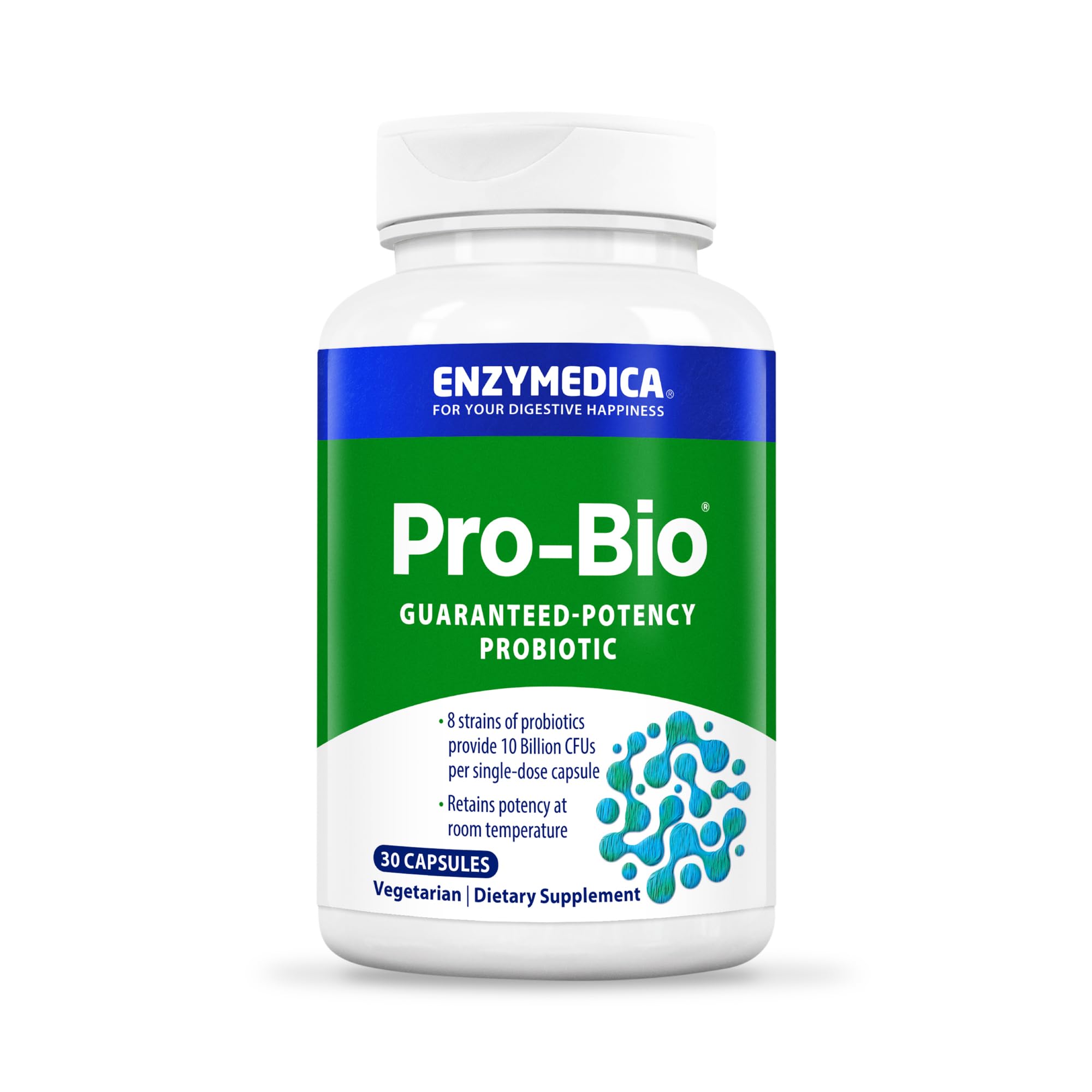 Enzymedica Pro-Bio Probiotic Capsules front view with packaging