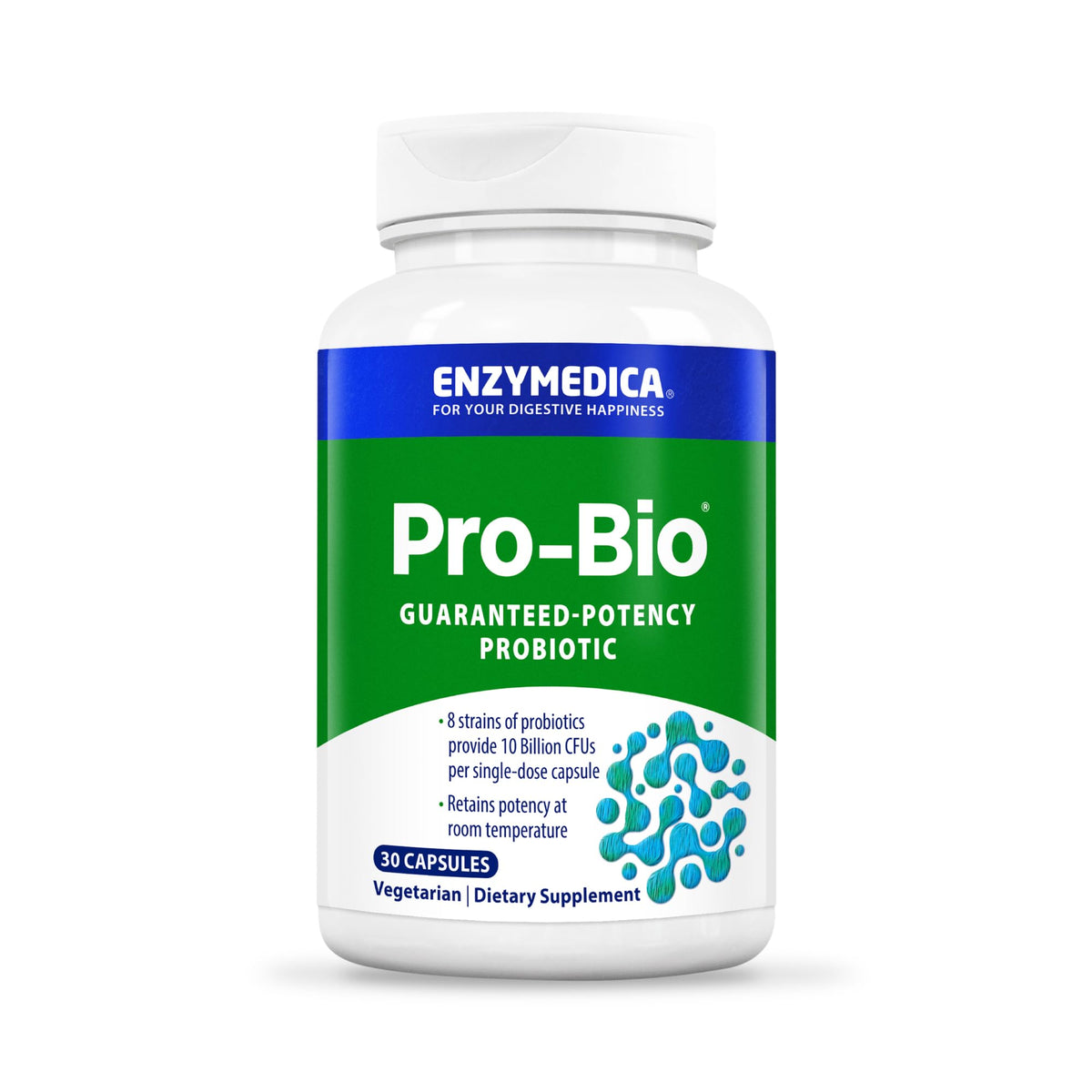 Enzymedica Pro-Bio Probiotic Capsules front view with packaging