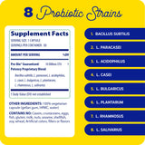 Enzymedica Pro-Bio Probiotic Capsules packaging with dimensions