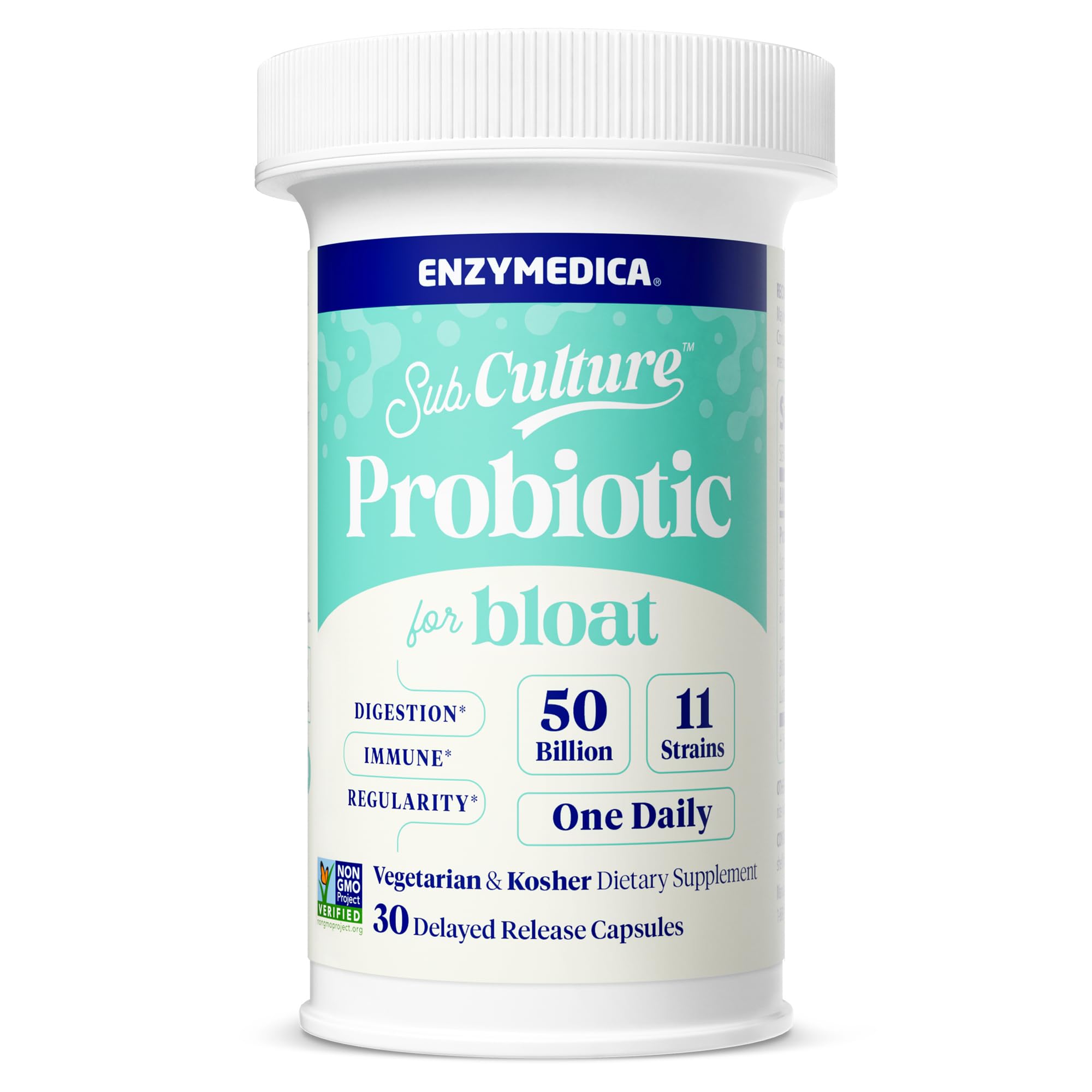 Enzymedica Probiotic Supplement 30 capsules front view