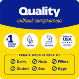 Enzymedica Repair Gold Multi-Enzyme Supplement on a wooden table