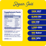 Enzymedica Repair Gold Multi-Enzyme Supplement with a measuring spoon