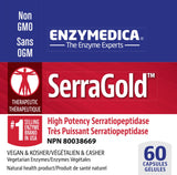 Enzymedica SerraGold Serrapeptase packaging side view