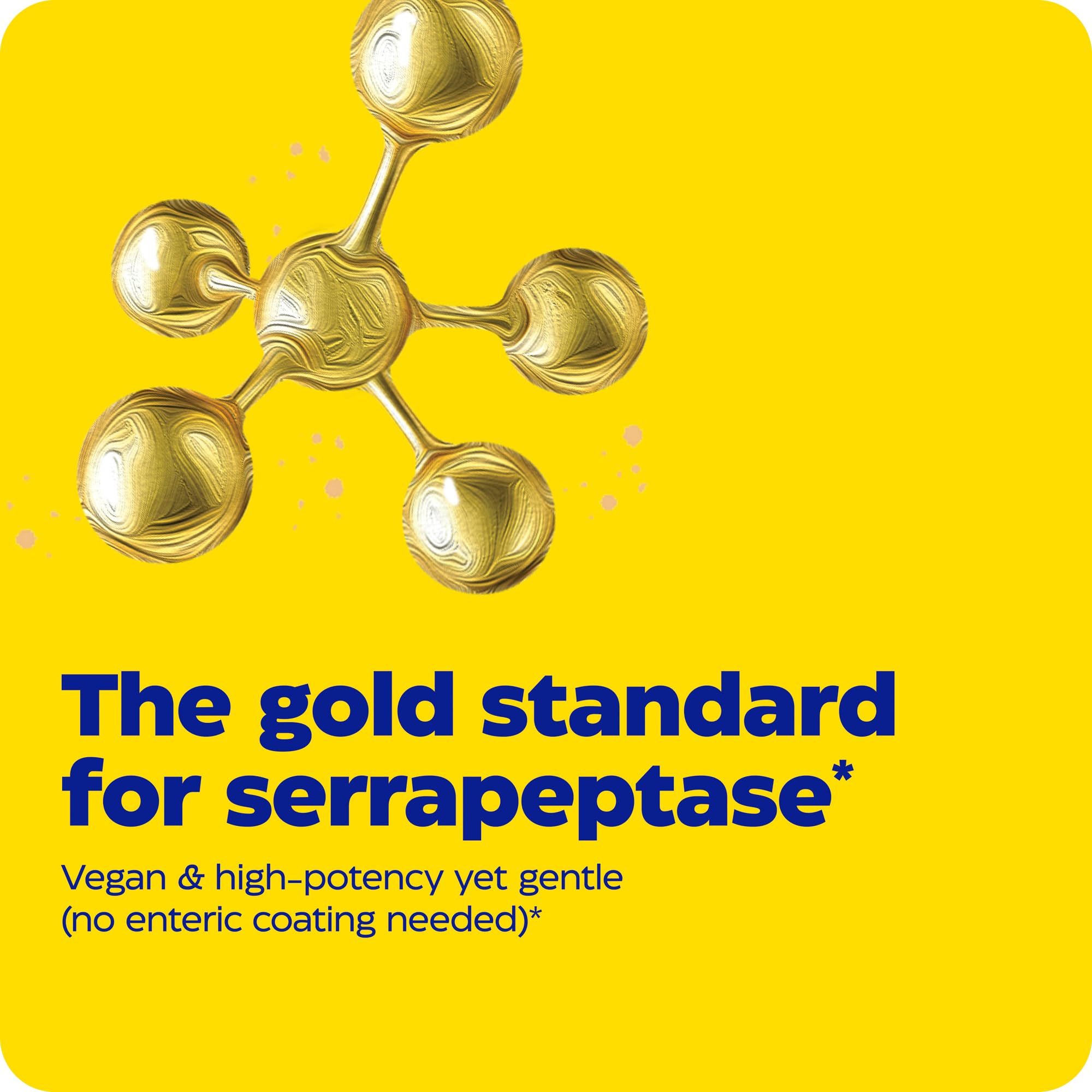 Enzymedica SerraGold Serrapeptase Supplement ingredients list