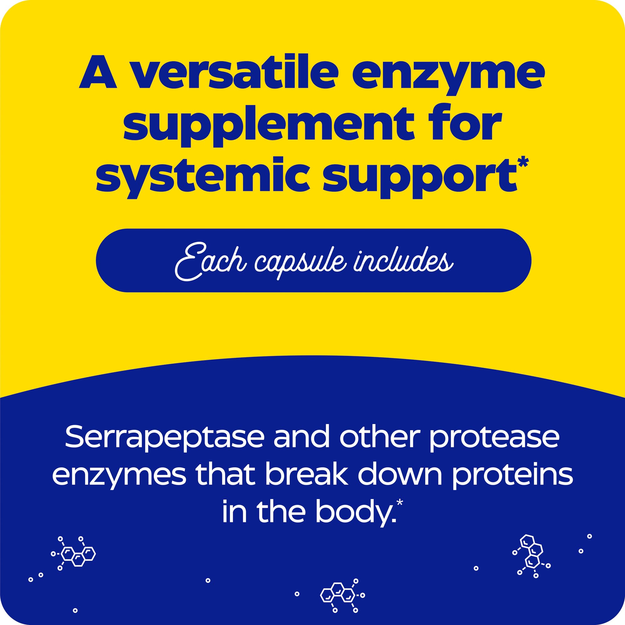 Enzymedica SerraGold Serrapeptase Supplement packaging