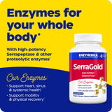 Enzymedica SerraGold Serrapeptase Supplement side view