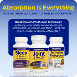 Enzymedica Sleep & Stress capsules with lemon balm leaves