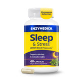 Enzymedica Sleep & Stress Lemon Balm Phytosome Capsules front view