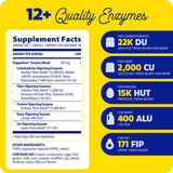 Enzymedica VeggieGest Multi-Enzymes 90 Capsules opened bottle