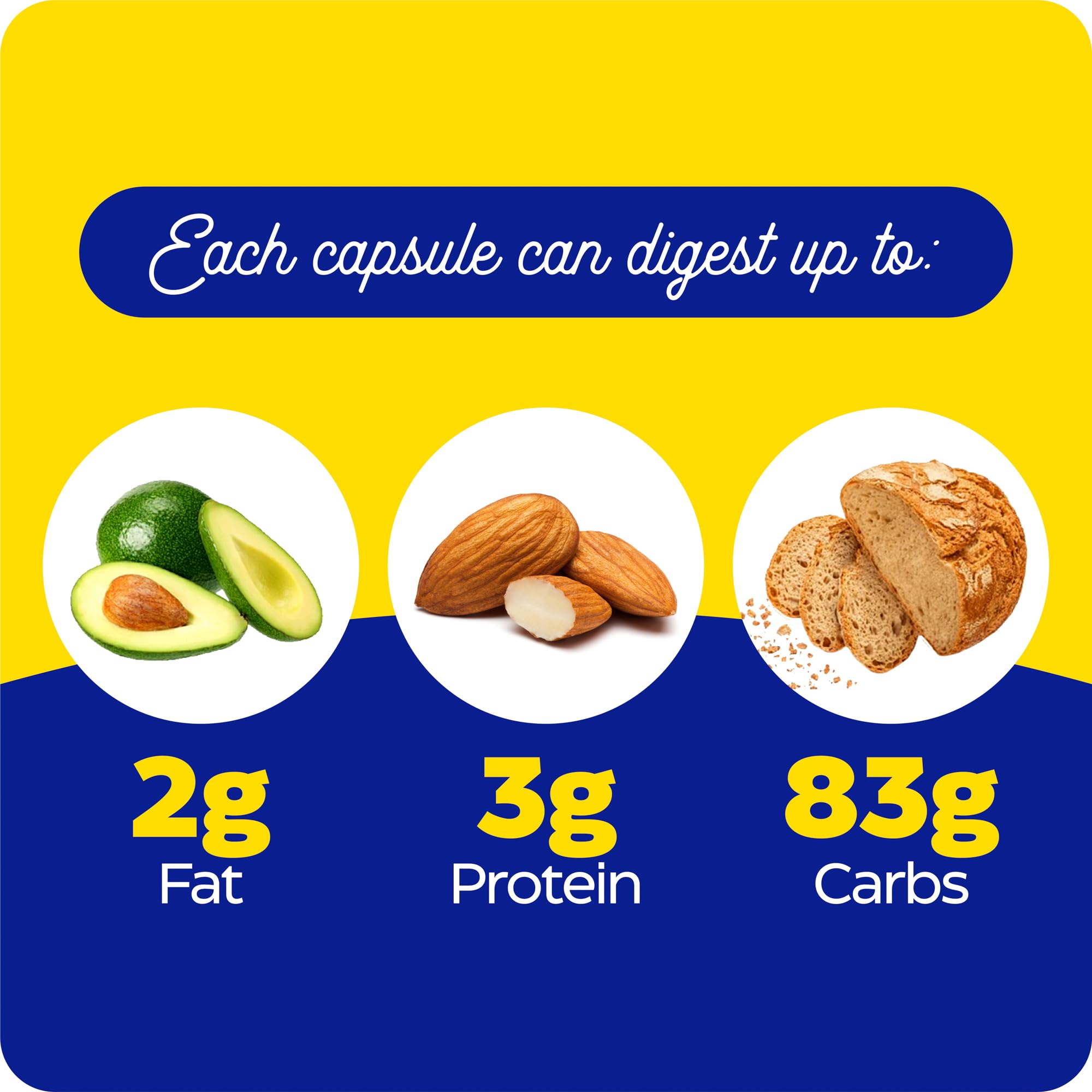 Enzymedica VeggieGest Multi-Enzymes 90 Capsules with ingredients list