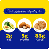 Enzymedica VeggieGest Multi-Enzymes 90 Capsules with ingredients list