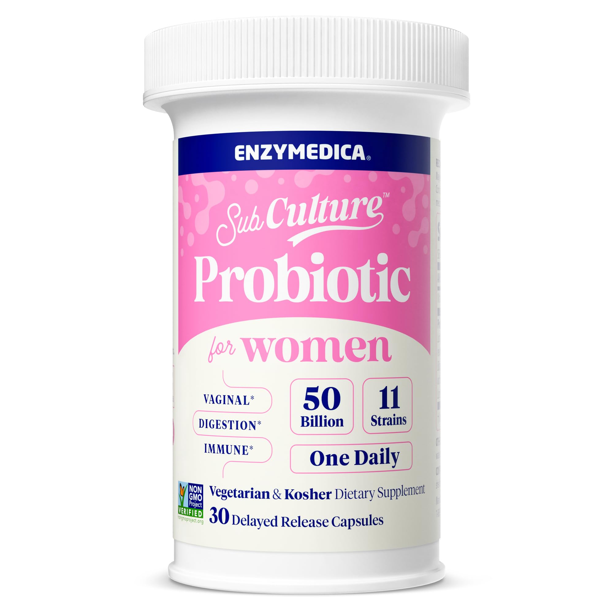 Enzymedica Women's Probiotic 30 Capsules front view