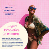 Enzymedica Women's Probiotic capsules on white background