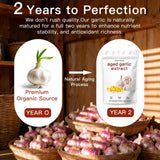 EOQIFJM Odourless Aged Garlic Extract 300 Capsules side view