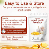 EOQIFJM Odourless Aged Garlic Extract bottle with a measuring spoon