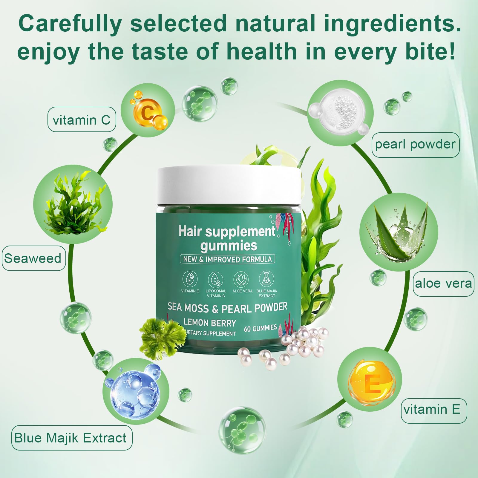 EOQIFJM Sea Moss Gummies in a lifestyle setting