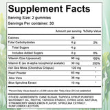 EOQIFJM Sea Moss Gummies packaging with product details